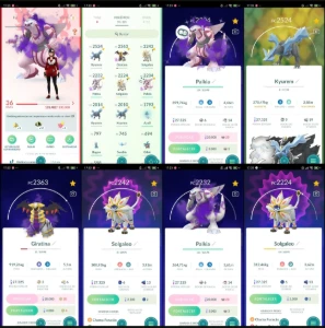 LVL 36 | 3 Kyurem | Palkia Shiny | 2 Solgaleo | GiratinaQ283 - Pokémon
