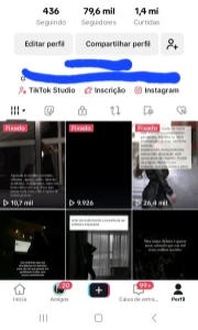 Vendo Conta No Tiktok Com 79,6 Mil Seguidores - Redes Sociais