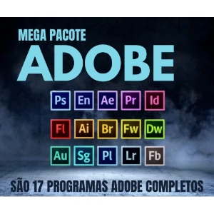 ⚡ Mega Pacote Adobe ⚡ - Todos Os Programas - Softwares e Licenças