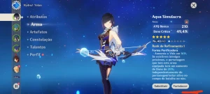 Yelan, arma dela (Aqua simulacra) Barato - Genshin Impact