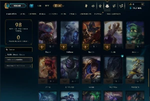 Esmeralda 2 com 50 Champs e 15 Skins - League of Legends LOL