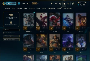 Esmeralda 2 com 50 Champs e 15 Skins - League of Legends LOL