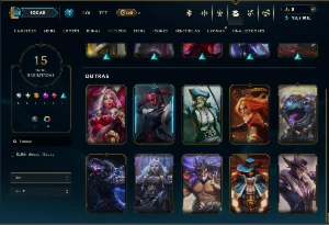 Esmeralda 2 com 50 Champs e 15 Skins - League of Legends LOL