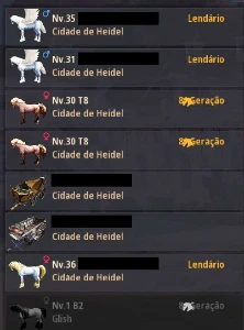 Conta Black Desert - 700 GS - Servidor SA