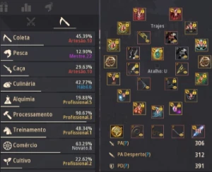 Conta Black Desert - 700 GS - Servidor SA