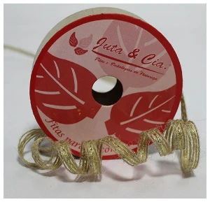 Soutache 6mm - Natural | Ouro - Artesanato e Personalizados