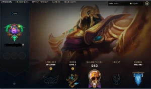 Conta lol lv 254 upada a mão unranked (parei de jogar)