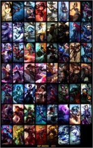 Conta unranked , MMR Platina, MD10 Limpa , 55 skins. - League of Legends LOL