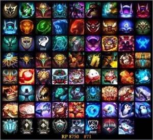 Conta LoL unranked com 55 skins - League of Legends