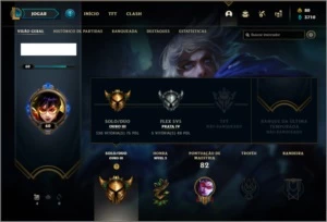 Conta ouro 3 com 8 skins e 36 champs ( MAIN ADC ) - League of Legends LOL