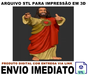 STL Para Impressão 3D - Buddy Christ Jesus Do Filme Dogma - Serviços Digitais