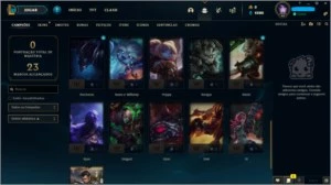 Contas League of Legends LOL