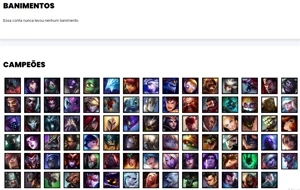 Conta prata 3 com 89 Champs e 42 Skins - League of Legends LOL