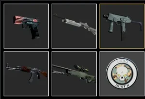 Broche Dust 2 Raro Csgo - Counter Strike