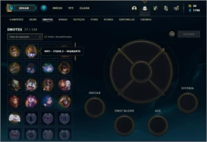 Conta diamante 4 com 7 skins e 38 champs - League of Legends LOL