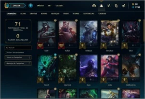 Conta diamante 4 com 7 skins e 38 champs - League of Legends LOL
