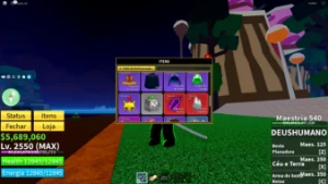 Conta Blox Fruits Level Máximo Godhuman + Soul Guitar - Roblox