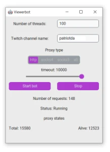 Twitch Viewer BOT