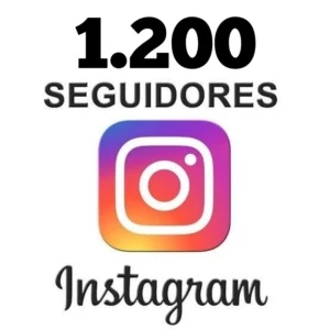 1.200 Seguidores Instagram - Redes Sociais