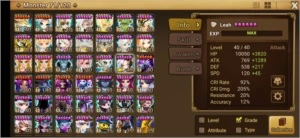 #415 Leah Seara Zaiross Gany Hathor - Summoners War