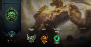Plat5- TodosChamps- Muitas skins - League of Legends LOL