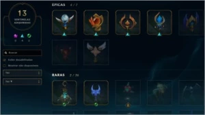 Plat5- TodosChamps- Muitas skins - League of Legends LOL