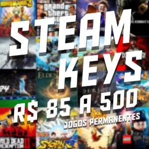 STEAM KEYS ALEATORIAS DE 85 A 500 REAIS [ENTREGA RAPIDA]