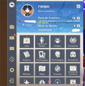 CONTA GENSHIN IMPACT ACC AR58 15 5⭐ YELAN KAZUHA RAIDEN+