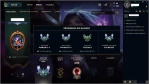 CONTA DIAMANTE 2 - FLEX - League of Legends LOL