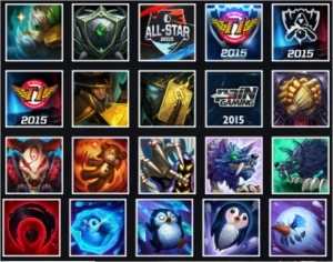 Conta ouro 5 com borda de platina - League of Legends LOL