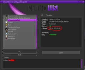 Conta Iniuria Lifetime (cheat legit csgo indetectavel) - Counter Strike
