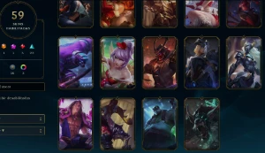 CONTA LOL - LVL 293 - 128 Champions - 59 Skins - FULL ACESSO - League of Legends