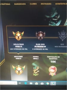 Conta league of Legends Gold 4 LOL