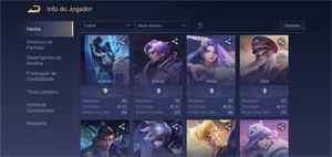 Conta de AoV (Arena of Valor) com quase 200 skins - Outros