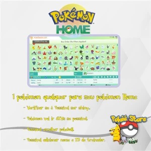 1 Pokémon para seu Pokémon Home - Outros