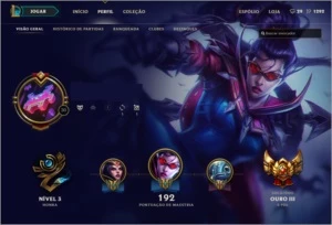 Conta Gold 3 - League of Legends LOL