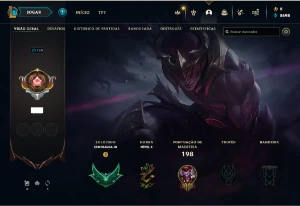 Conta esmeralda + 130 essencia mítica - League of Legends LOL