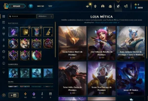 Conta esmeralda + 130 essencia mítica - League of Legends LOL