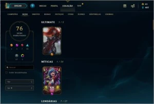 Conta com passe ativo no lol - League of Legends