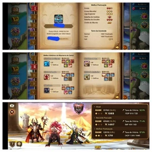 Conta Summoners War com 78 Nat5* e 3ld 5*