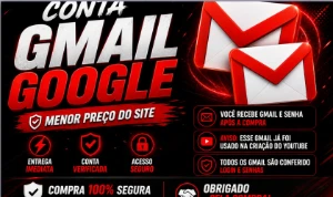 Conta Gmail Google | Menor Preço Do Site - Emails