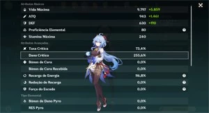 Conta Genshin Impact AR 59 Late Game com 16 5⭐