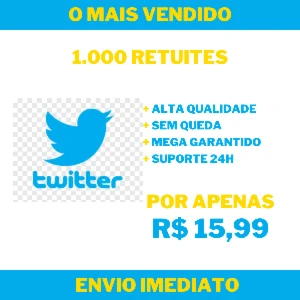 1.000 Retuites no Twitter