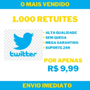 1.000 Retuites no Twitter