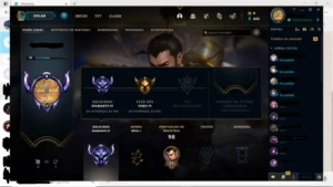 Conta Diamante IV 61% Winrate - League of Legends LOL