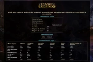 Conta Season 2 -  Mais de 1600 reais gastos - League of Legends LOL