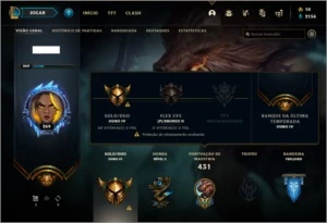 Conta ouro 4 com 119 skins e TODOS os champs - League of Legends LOL