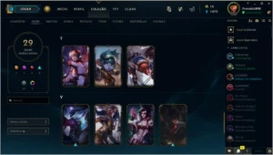 Vendo Conta LOL lvl 110 ex Platina - League of Legends