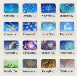 AR60 META ACCOUNT– Furina Kazuha Raiden Nahida– 6×5★ Weapons - Genshin Impact