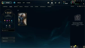 Conta RARA | 1352 SKINS 36K BLUE ESSENCE | - League of Legends LOL